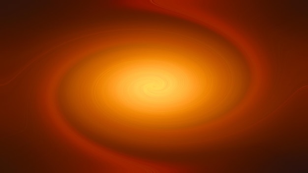 Fasci di luce astratta Galaxy line art di colore rosso arancio in movimento volteggiano su uno sfondo nero