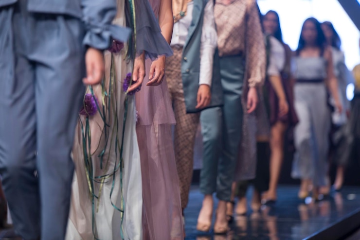 Foto fashion show catwalk evento runway show settimana della moda fotografia a tema