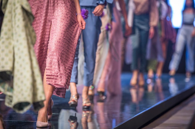 Foto fashion show catwalk evento runway show settimana della moda fotografia a tema