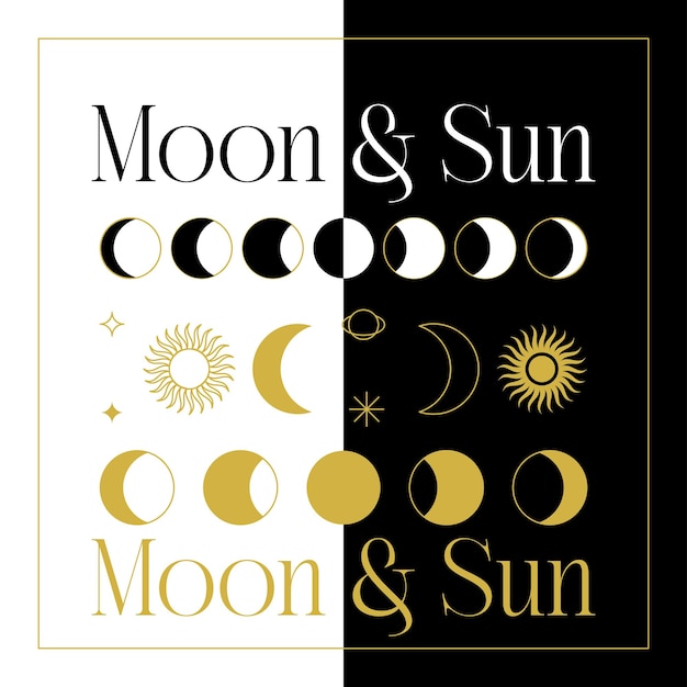 Fasi lunari e solari