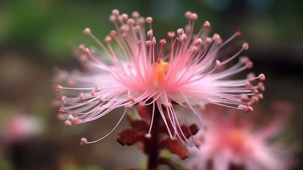 Fata Duster fiore splendidamente fiorito con sfondo naturale IA generativa