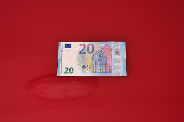 Fatture europee venti euro denaro valuta economia acquisti