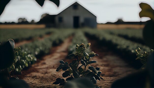 Feld con lattuga fresca lascia l'agricoltura israeliana