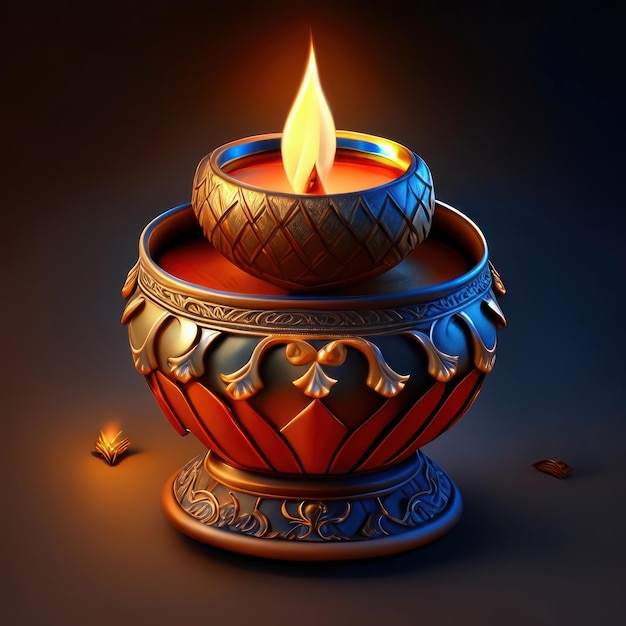 felice decorazione di diwali celebrazione lohri