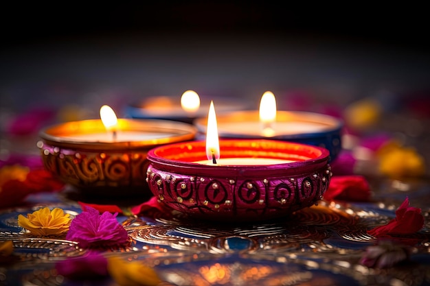 Felice Diwali sfondo