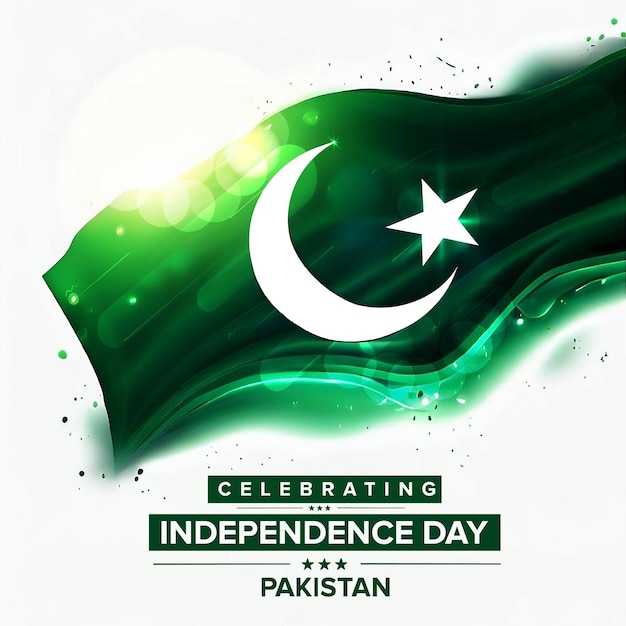 Felice giorno dell&#39;indipendenza del pakistan