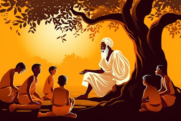 Felice Guru Purnima Generativo ai