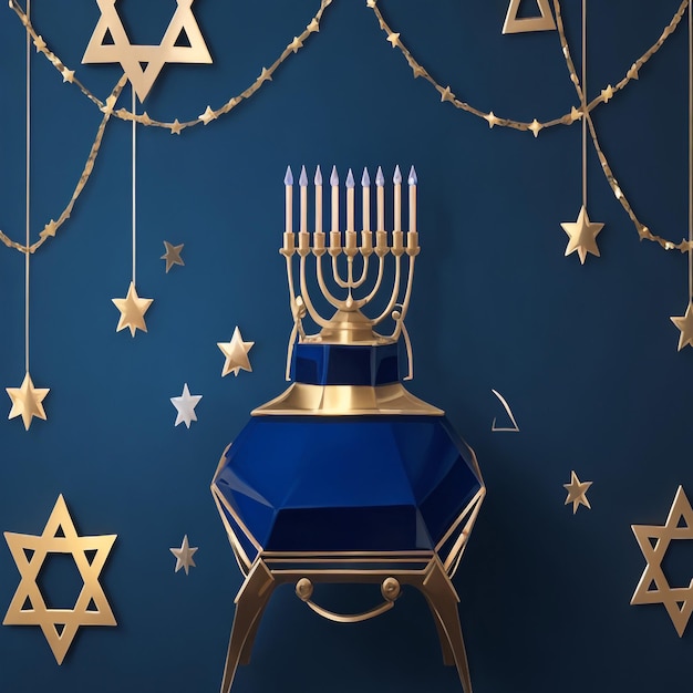 Felice Hanukkah star david immagini di sfondo collezioni di carte da parati carine ai generate