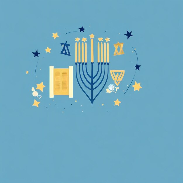 Felice Hanukkah star david immagini di sfondo collezioni di carte da parati carine ai generate