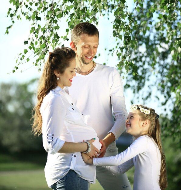 Felice padre e figlia di famiglia