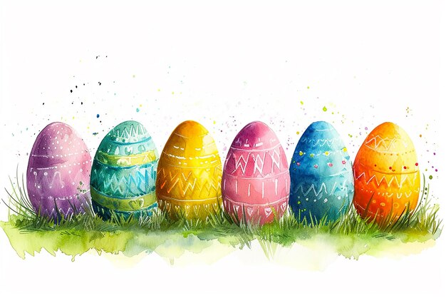 Felice uova per la festa di Pasqua