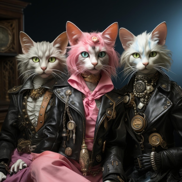 Feline Rebels L'elegante trio femminile e autentico fuorilegge