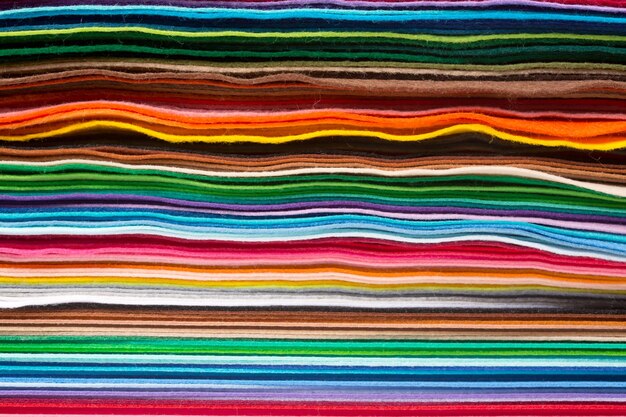 Feltro multicolore naturale un mohair di diversi colori