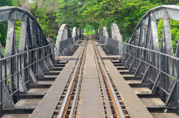 Ferrovia della morte, costruita durante la seconda guerra mondiale, Kanchanaburi Tailandia