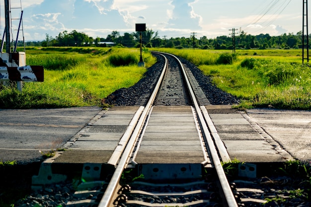 Ferrovia per il trasporto in treno