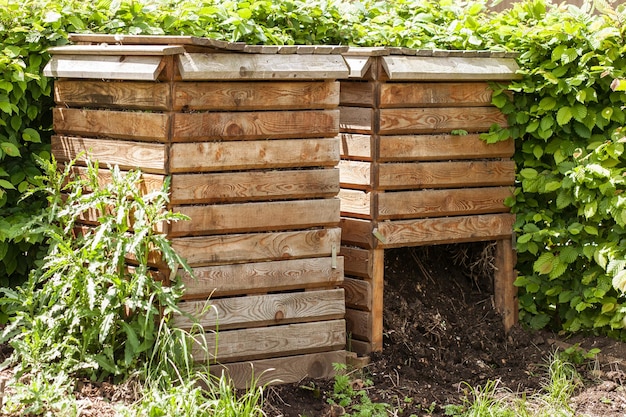 Fertilizzante biologico in Composter Box con humus che ricicla i rifiuti organici in Compost Bin