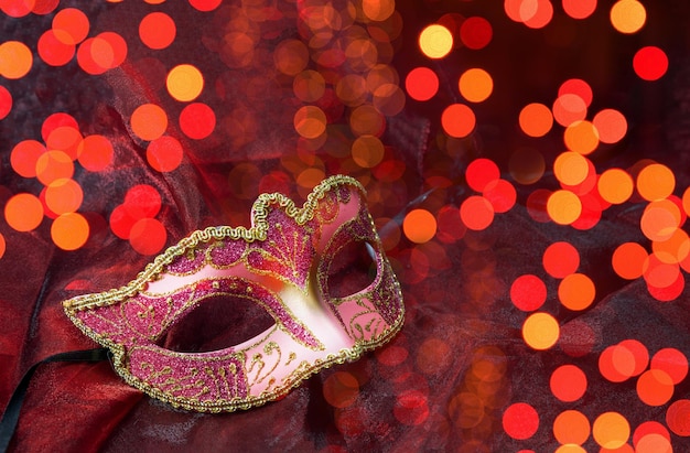 Festa del carnevale maschera femminile veneziana mascherata celebrazione del mardi grasso