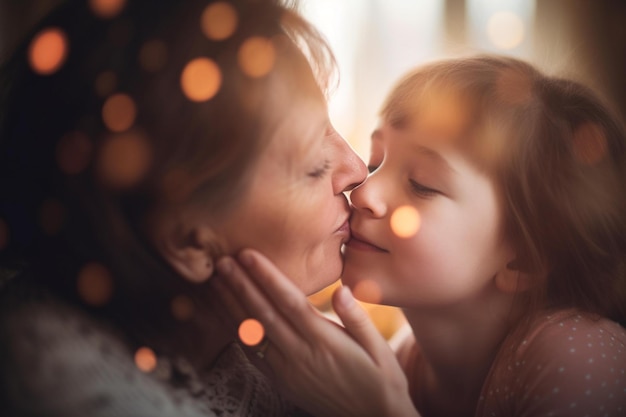 festa della mamma bokeh AI generativa