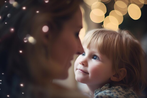 festa della mamma bokeh AI generativa