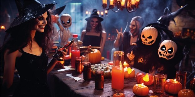 festa di halloween concetto celebrazione