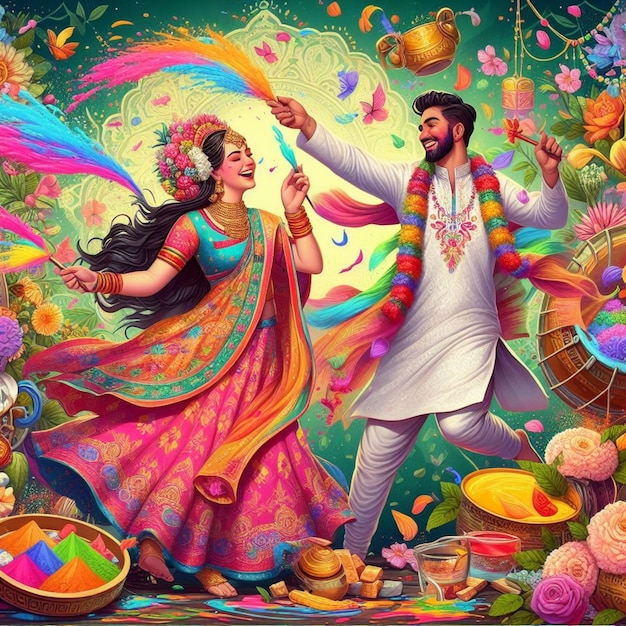 Festa di Holi in India