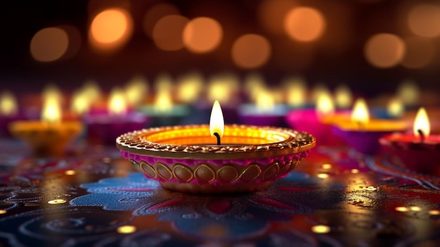 Festa tradizionale indiana di Diwali Holiday