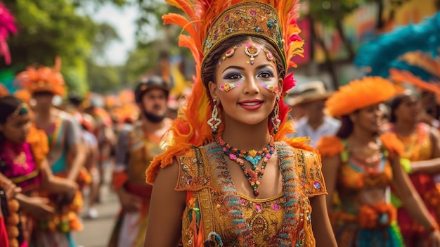 Feste colombiane attraverso gli occhi dell'immaginazione Accattivanti fotografie magiche e vibranti