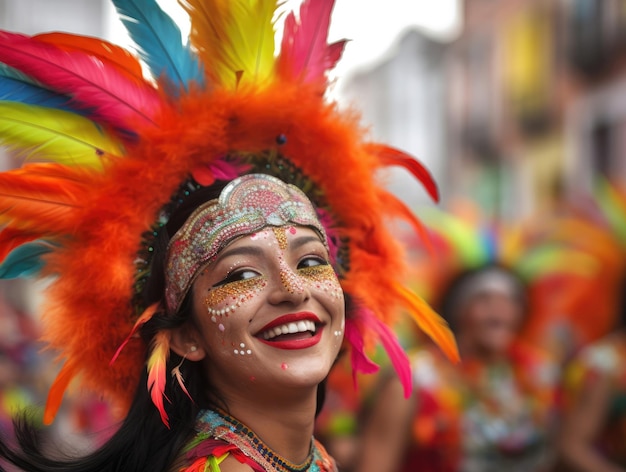 Feste in Sudamerica Una ballerina messicana