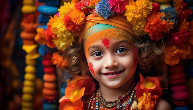 Festeggia Janmashtami con colori vivaci e decorazioni festive