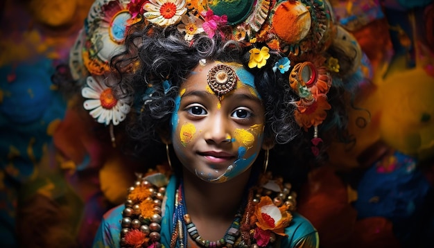 Festeggia Janmashtami con colori vivaci e decorazioni festive