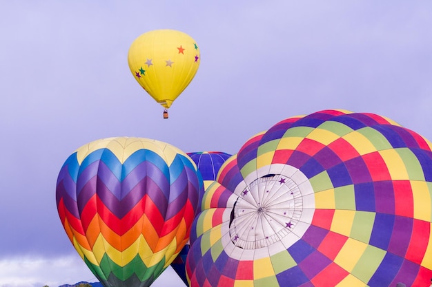 Festival annuale delle mongolfiere a Erie, Colorado.