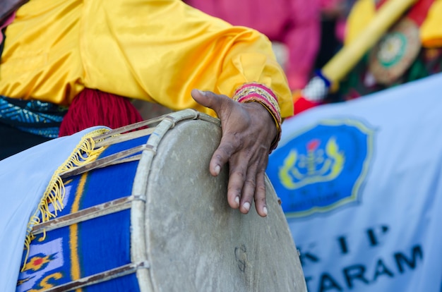 Festival balinese di danza in Indonesia