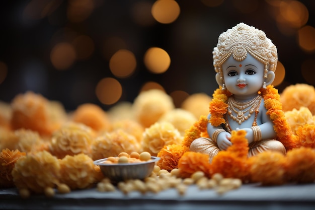 Festival di Krishna janmashtami nell'induismo durante il quale si celebra la nascita di Krishna