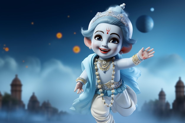 Festival di Krishna janmashtami nell'induismo durante il quale si celebra la nascita di Krishna