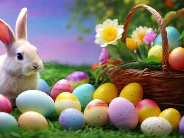 Festival di Pasqua colorato background design migliore qualità immagine iper-realistica modello di banner