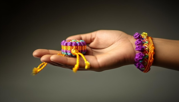 Festival di Raksha Bandhan che celebra gli oggetti minimi e il servizio fotografico concettuale