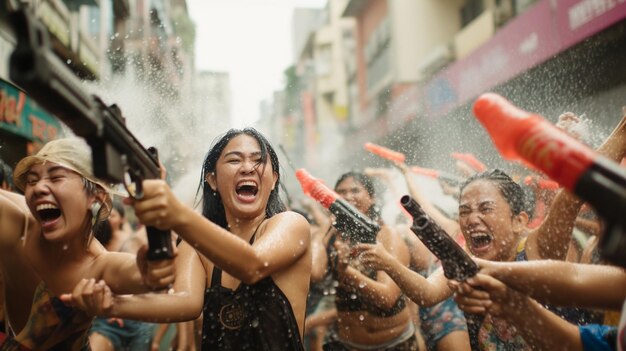 Festival di Songkran in Thailandia