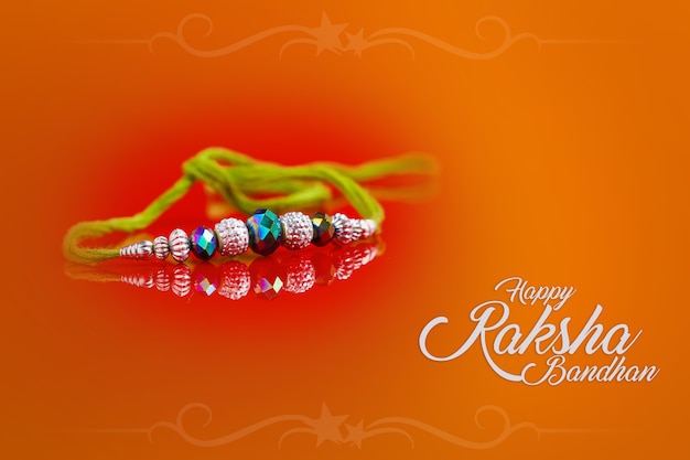 Festival indiano raksha bandhan, felice Raksha Bandhan in calligrafia inglese