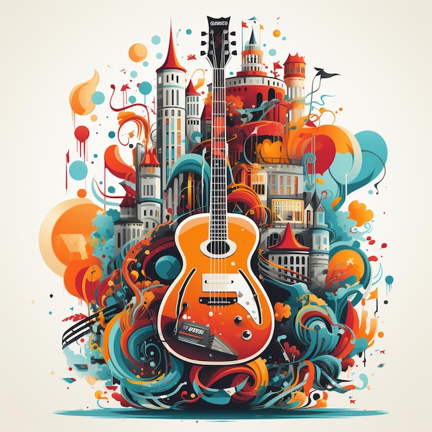 Festival musicale Art Vector