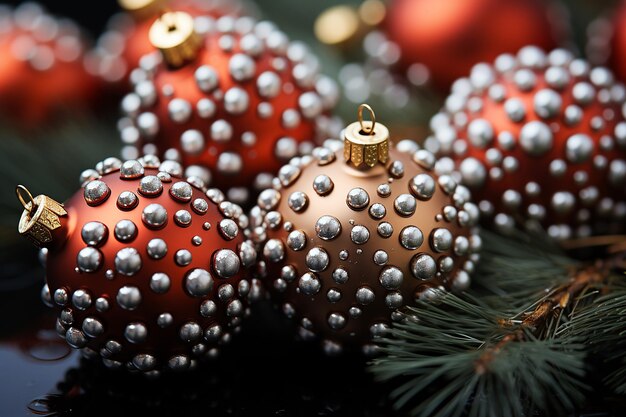 Festive Adorned Christmas Spruce.