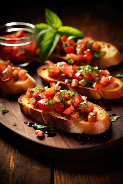 Fetta di bruschetta tostata