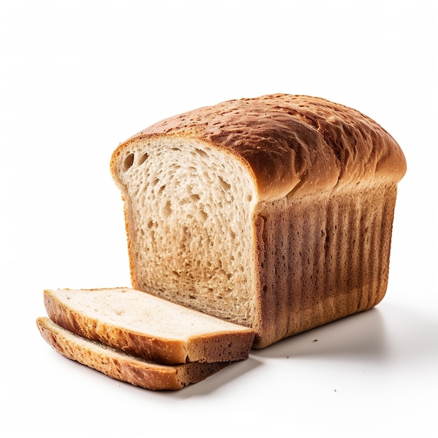 fetta di pane sano isolata