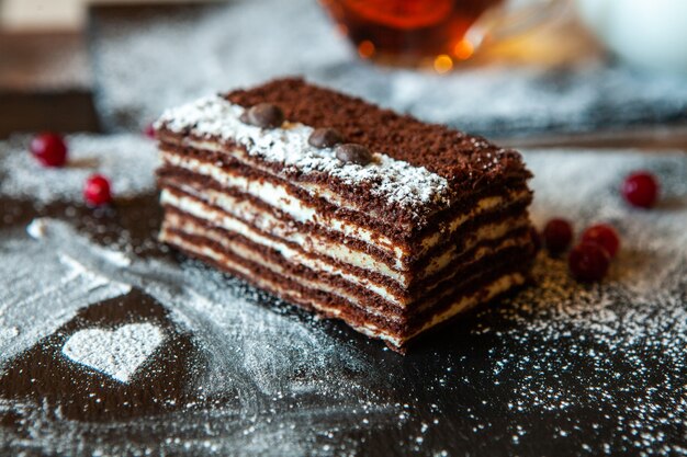 Fetta di torta fatta in casa