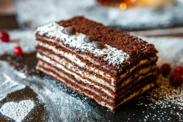 Fetta di torta fatta in casa