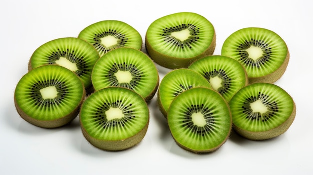 Fette di kiwi essiccate tagliate a forma di ruota