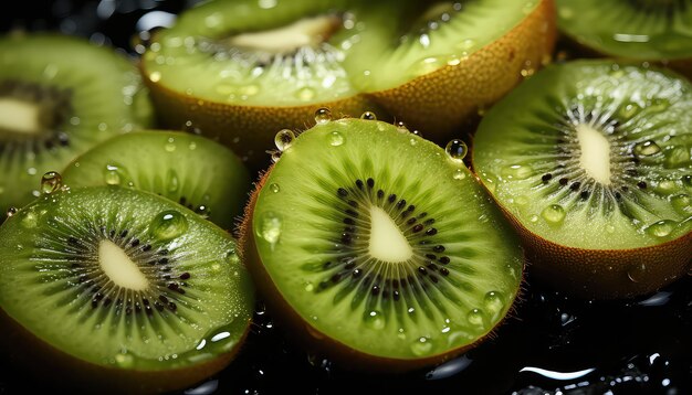 fette di kiwi in acqua