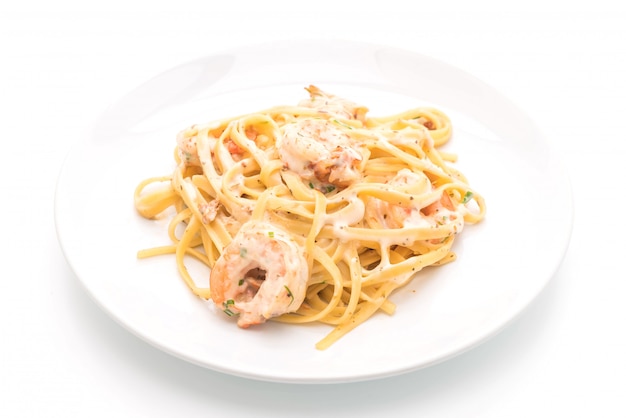 fettuccine con gamberetti