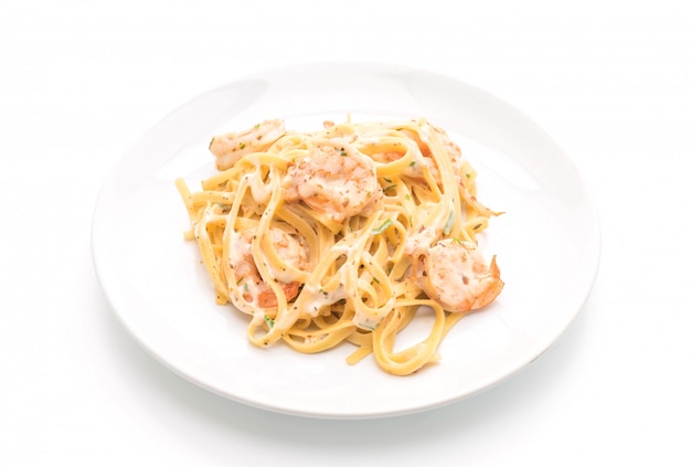 fettuccine con gamberetti