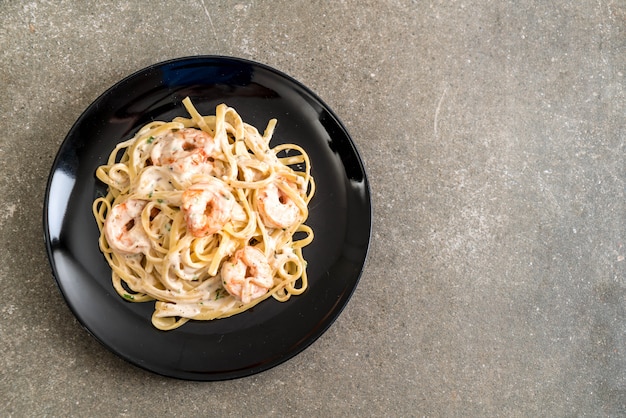 fettuccine con gamberetti