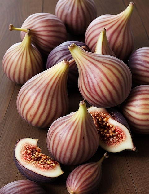 fichi aglio verdure di stagione Foto deliziosa